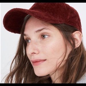 Madewell brown-ish corduroy baseball cap!